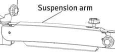 Suspension arm cover – Labomed Europe b.v., Geräte