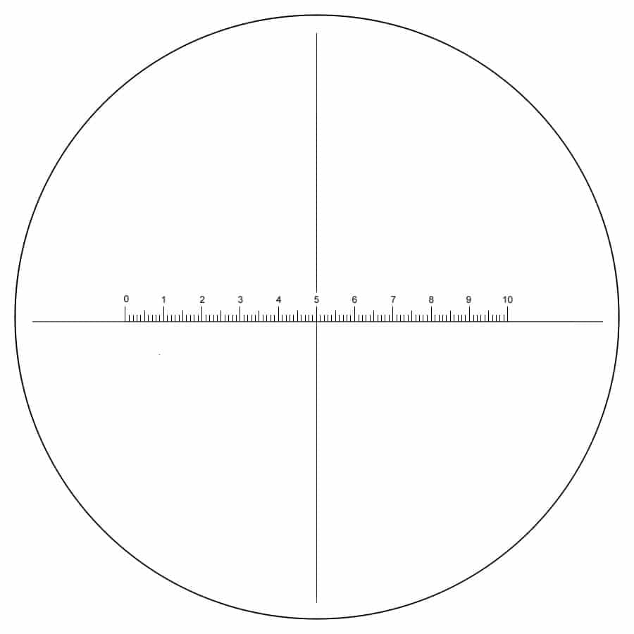 Micrometer reticule, 10mm – Labomed Europe b.v., Lupenbrillen und Mikroskope