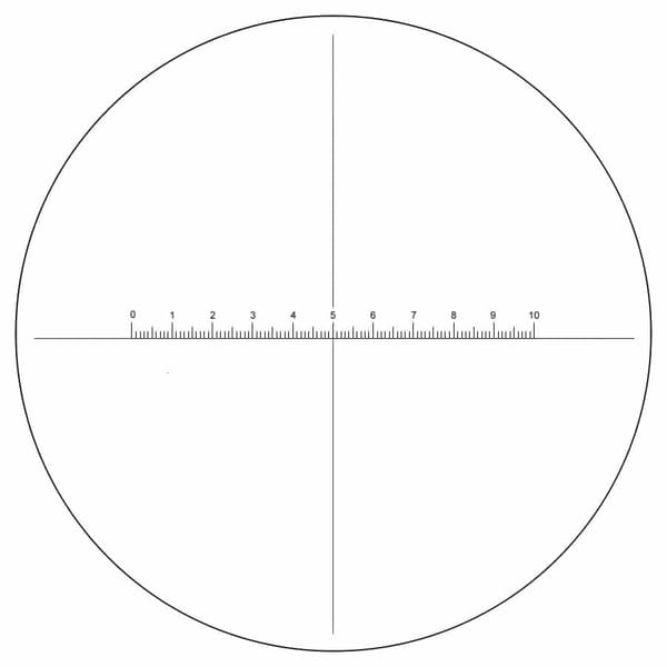 Micrometer reticule, 10mm