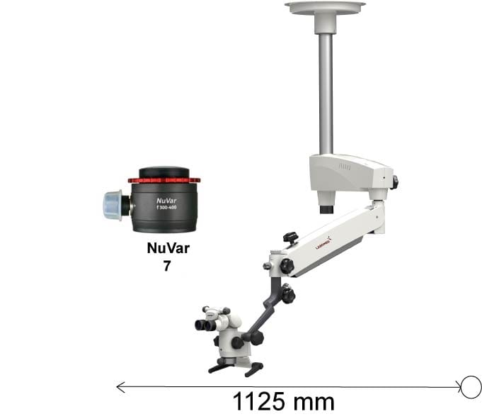 PRIMA DNT Ceiling mount, 5 step, NuVar 7 – Labomed Europe b.v., Lupenbrillen und Mikroskope