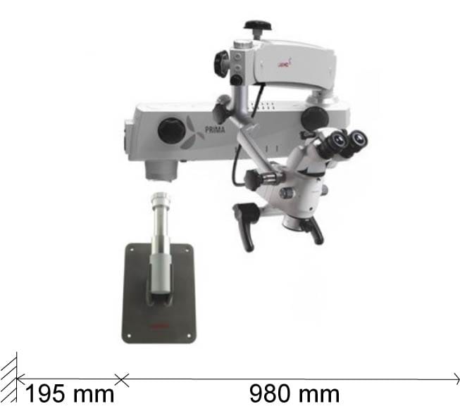 Prima Mu DNT Wall mount – Labomed Europe b.v., Lupenbrillen und Mikroskope