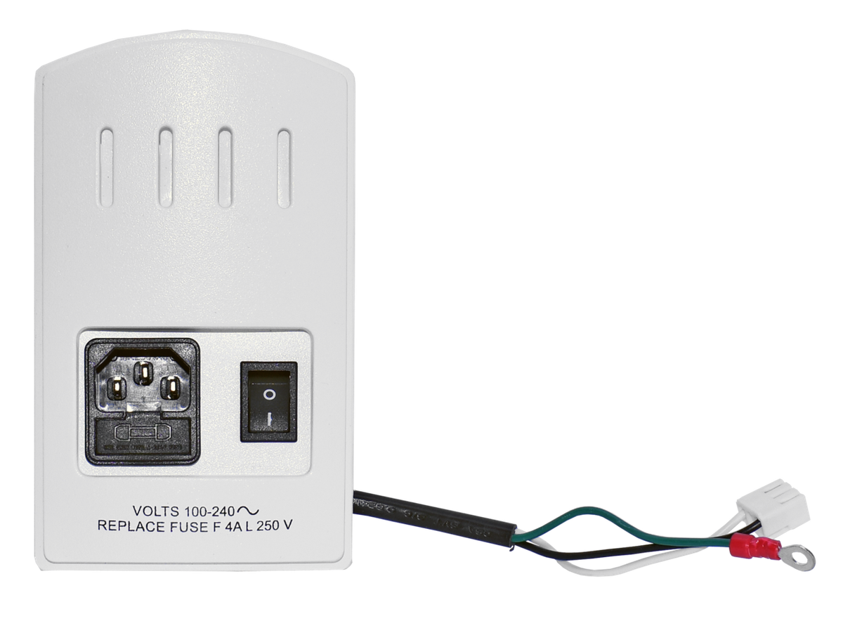 Complete back panel with inlet and cable (V-III) – Labomed Europe b.v., Lupenbrillen und Mikroskope