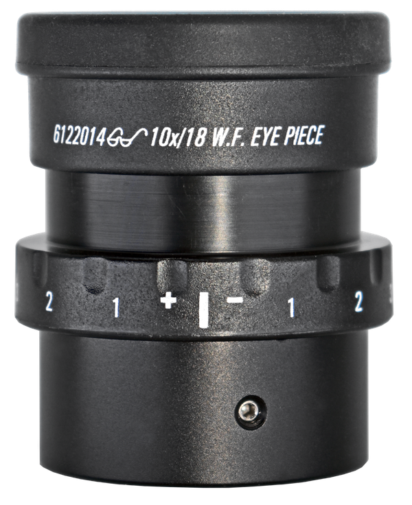 Wide field eyepiece 10x,  28 mm, diopter cross, Zeiss type