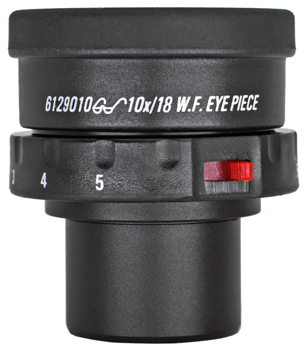 Wide field eyepiece 10x,  28 mm, diopter cross