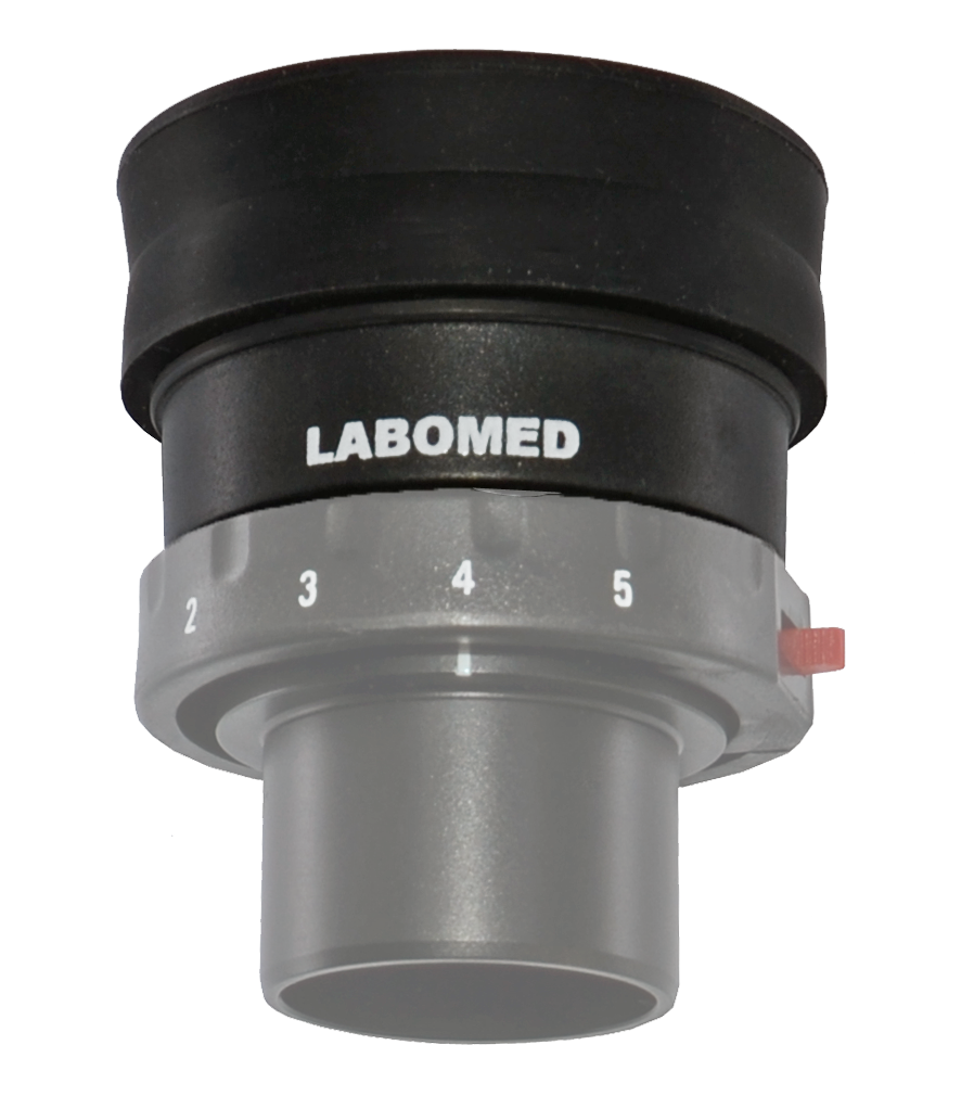 Eyepiece cap with adapter (upgrade model to glue) – Labomed Europe b.v., Scan-Zubehör