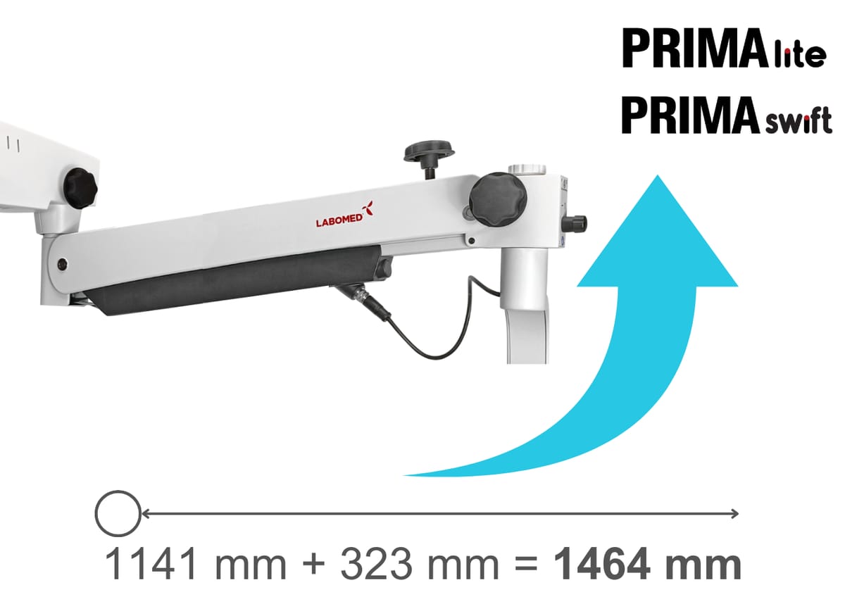 Upgrade naar lange arm lite/swift – Labomed Europe b.v., Ersatzteile