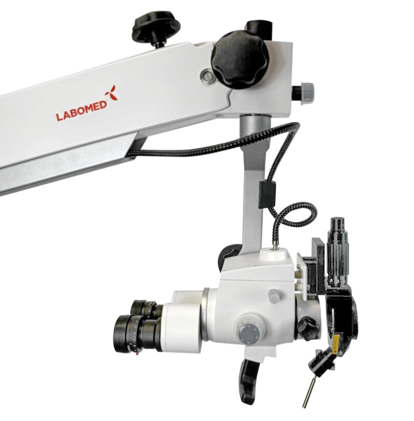 Micromanipulator Sharplan 715 adapter for Prima l/s/C/CS/GN – Labomed Europe b.v., Loupes and Microscopes