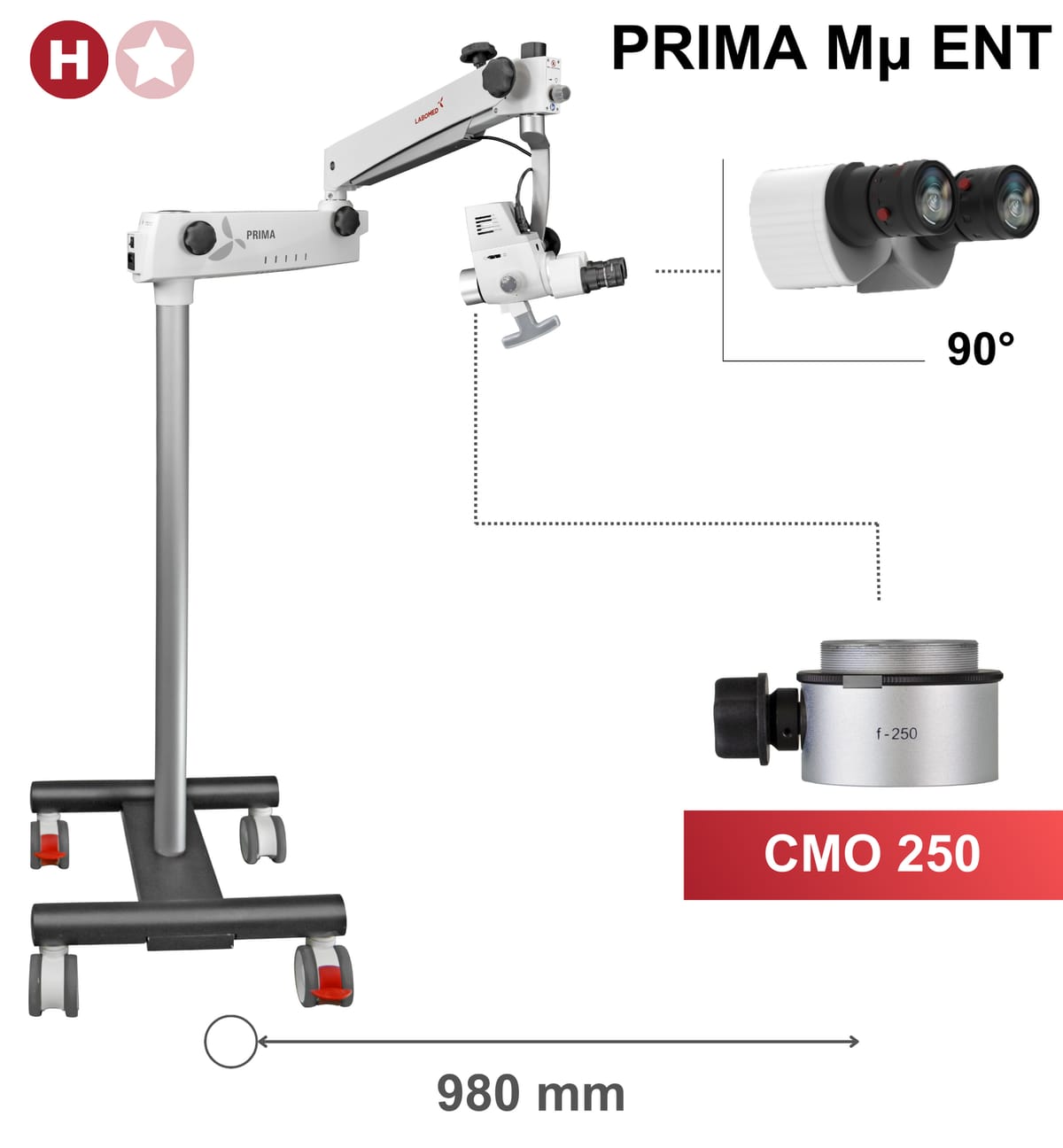 PriMa Mu ENT Microscope – Labomed Europe b.v., Loupes and Microscopes