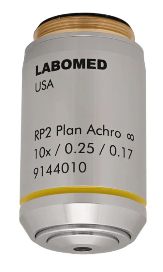 RP series Infinity corrected DIN 10x Phase Plan Achromatic objective