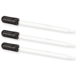 Glass Droppers (10 x 107 mm w/ 30 mm bulb)
