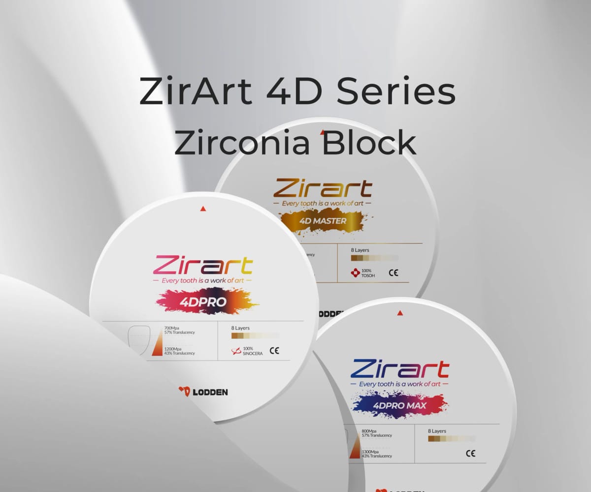 ZirArt 4D Serie – Zahnmedizinischer Professioneller Zirkonoxid-Block – Shenzhen Lodden Medical Technology Co., Ltd., Blöcke
