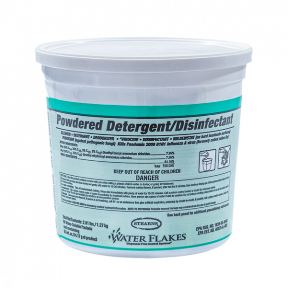 Water Flakes Powdered Detergent / Disinfectant – L&R Manufacturing Company, Flächendesinfektion