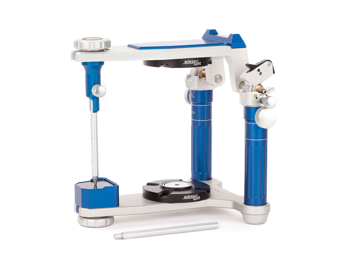CORSOART® Artikulator Modell BK, Bennett & Kondylenbahnneigung verstellbar – Mälzer Dental GmbH & Co. KG, Artikulatoren und Zubehör