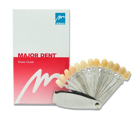 Major Dent Shade Guide – Major Prodotti Dentari S.p.A., Gypsum Additives, Die Hardeners and Plaster Removers