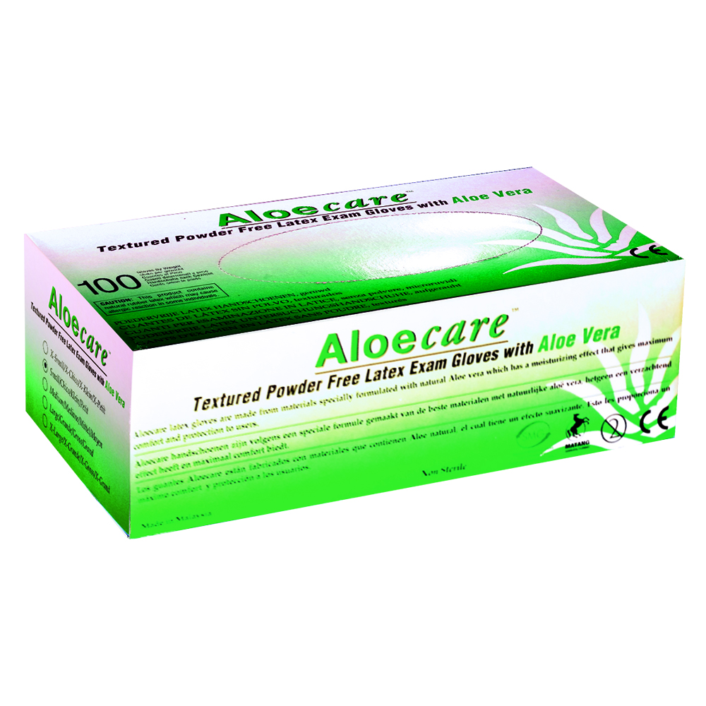 Latexhandschuh mit Aloe Vera