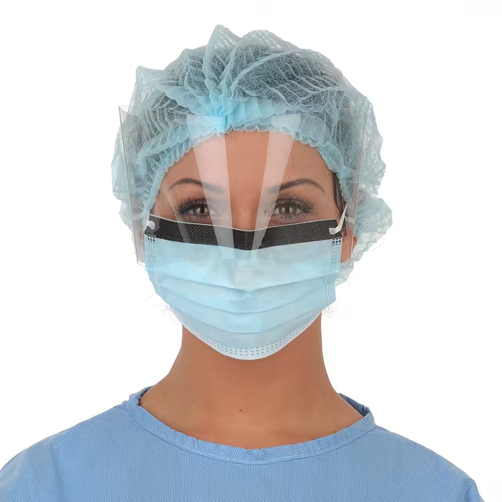 Masque de chirurgie avec visière – MEDISTOCK, Mundschutz