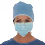 Surgical mask with ties