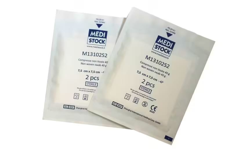 COMPRESSE NON TISSE STERILE – MEDISTOCK, Einwegartikel