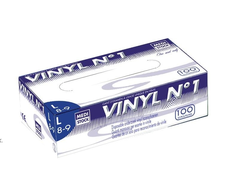 Vinyl glove lightly powdered – MEDISTOCK, Arbeitskleidung - Arbeitsschutz