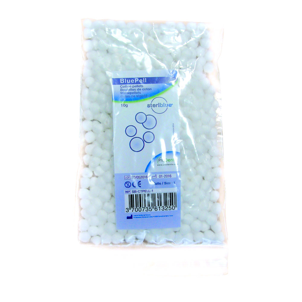 Blue Pell – MEDISTOCK, Cotton Rolls & Pellets