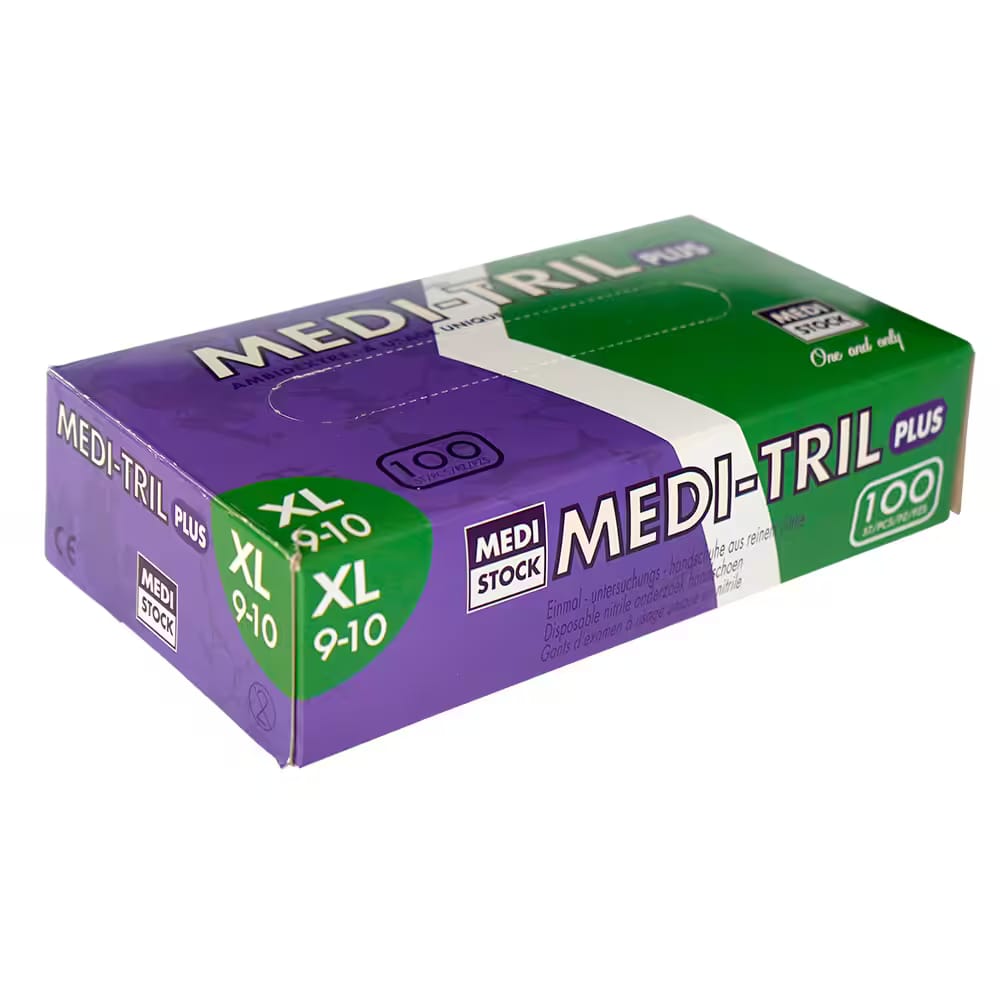 Gant nitrile + – MEDISTOCK, Workwear and Protective Clothing