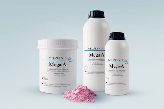 MEGA-A - Matériau de base pour prothèses