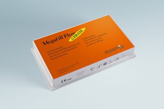 Megafill Flow CERAM – Mikrohybrid-Komposit – MEGADENTA Dentalprodukte, Dental Composites