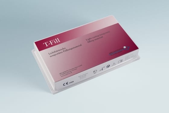 T-Fill - Matériau d'obturation provisoire monocomposant photopolymérisable – MEGADENTA Dentalprodukte, Temporary Filling Materials