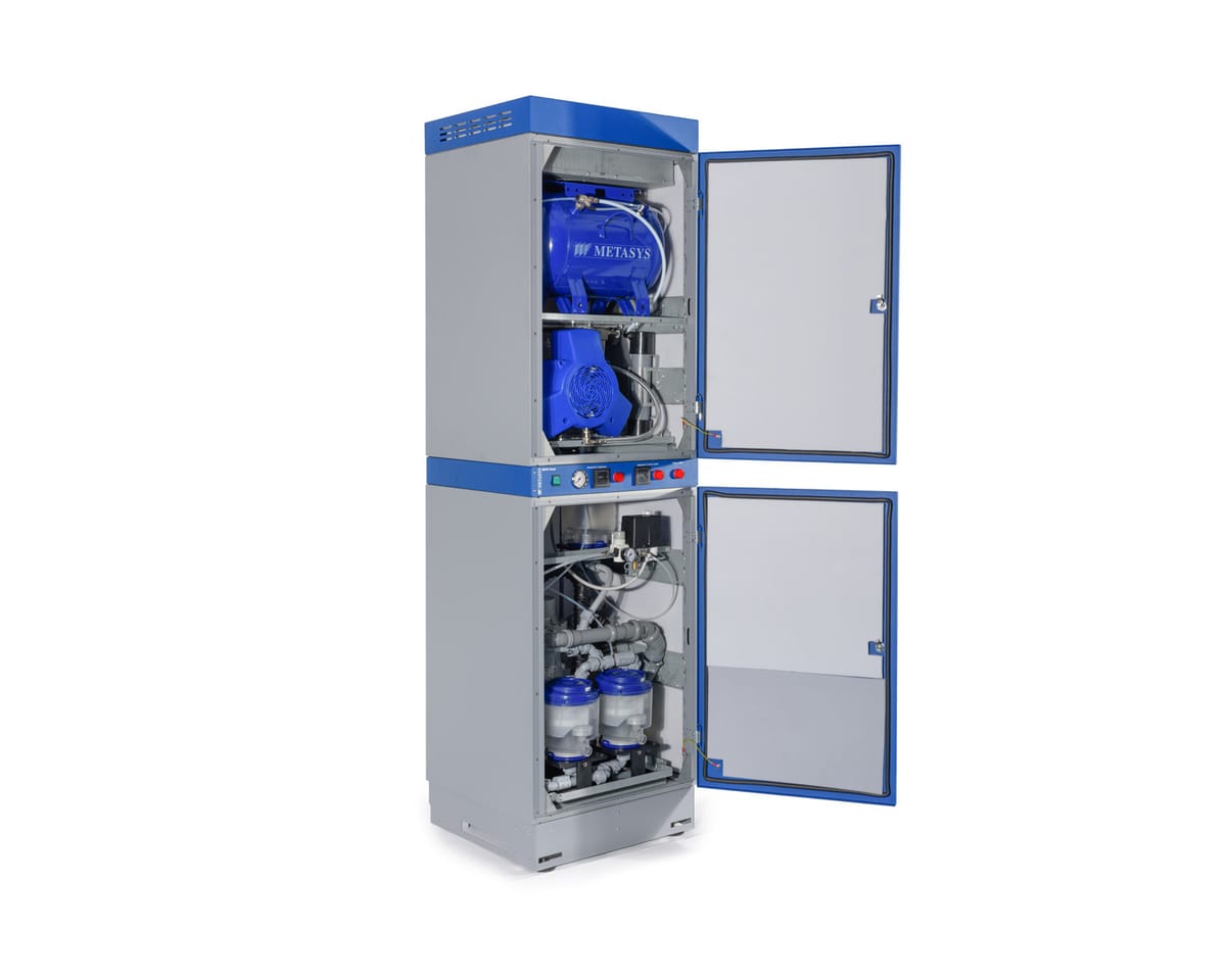META Tower – METASYS Medizintechnik, Kompressoren + Absaugung