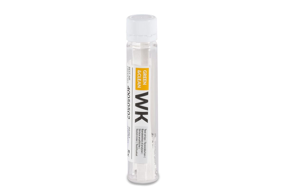 GREEN&CLEAN WK test strips (5 pcs.) – METASYS Medizintechnik, Water Disinfection