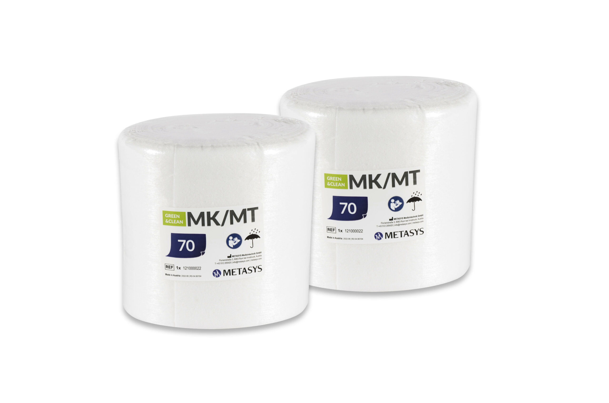 GREEN&CLEAN MT – METASYS Medizintechnik, Disinfectant Wipes