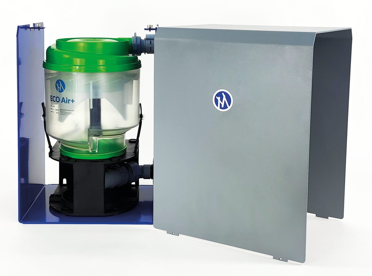 ECO Air+ - Das Sammelsystem für Pulverstrahl-Granulat – METASYS Medizintechnik, Compressors + Suction
