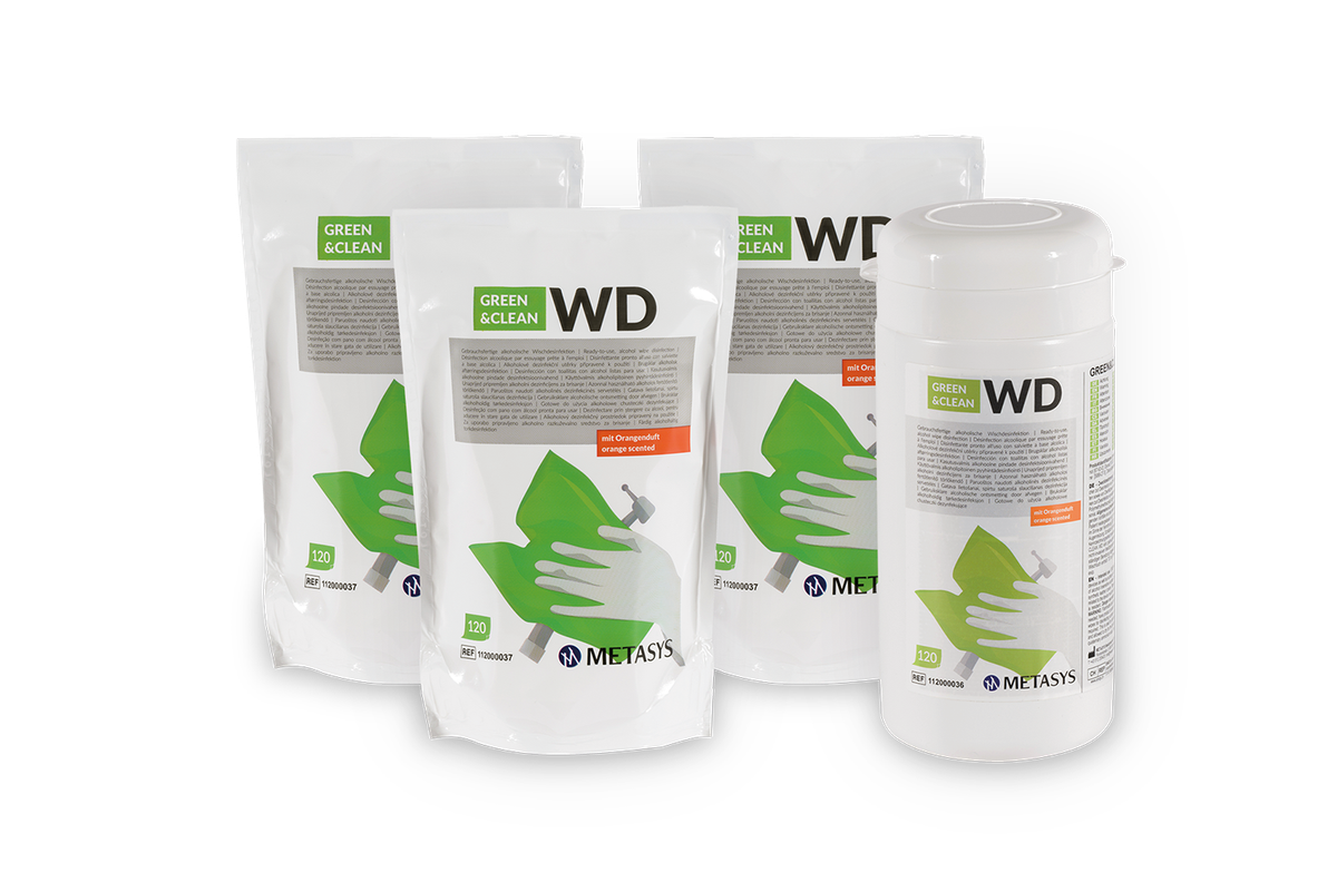 GREEN&CLEAN WD – METASYS Medizintechnik, Flächendesinfektion