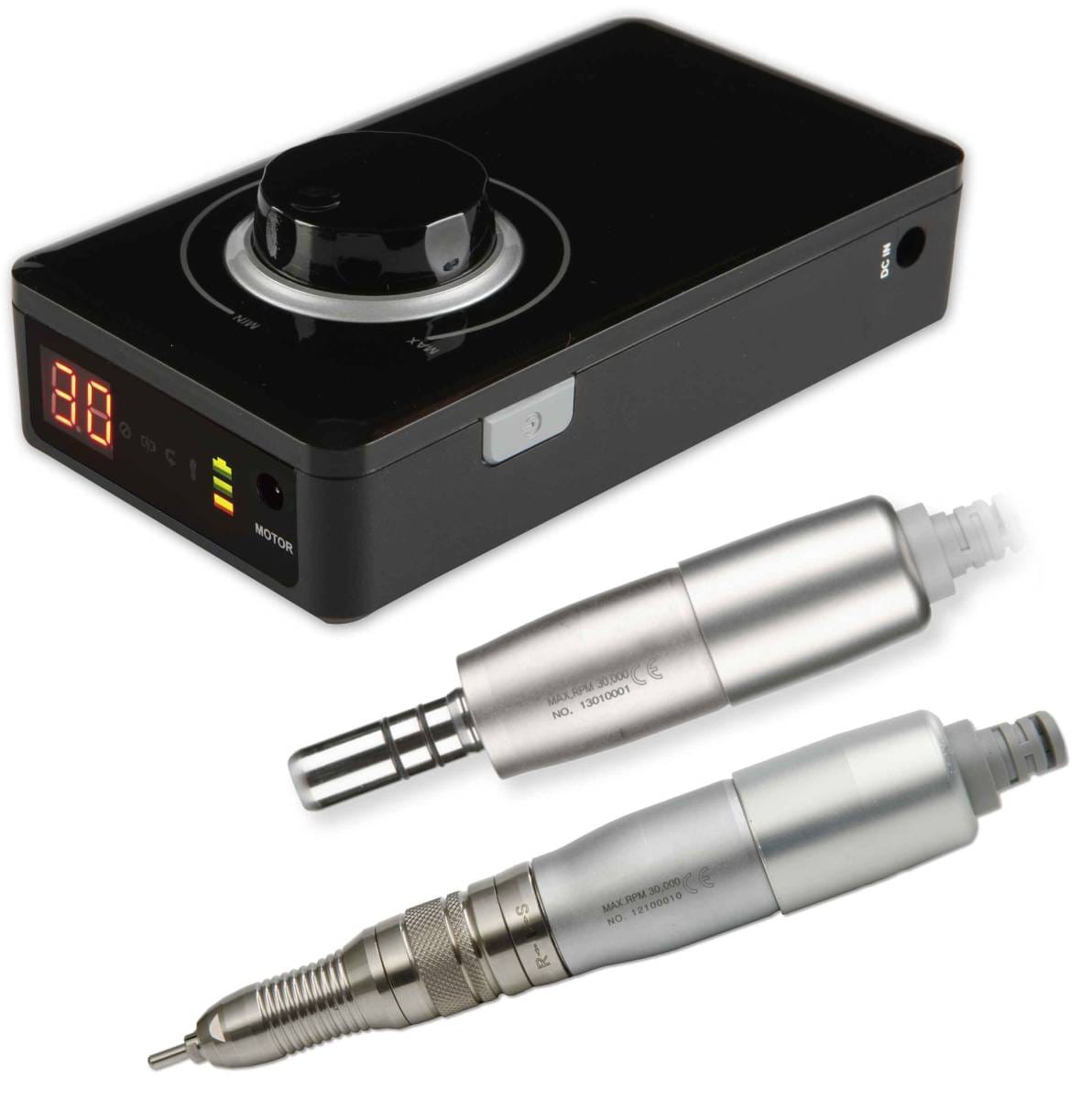 Micromoteur Portable MHC Technology - ultra-compact et léger, avec batterie Lithium-Ion, pour une utilisation mobile précise et fiable partout – MHC Technology, Übertragungsinstrumente