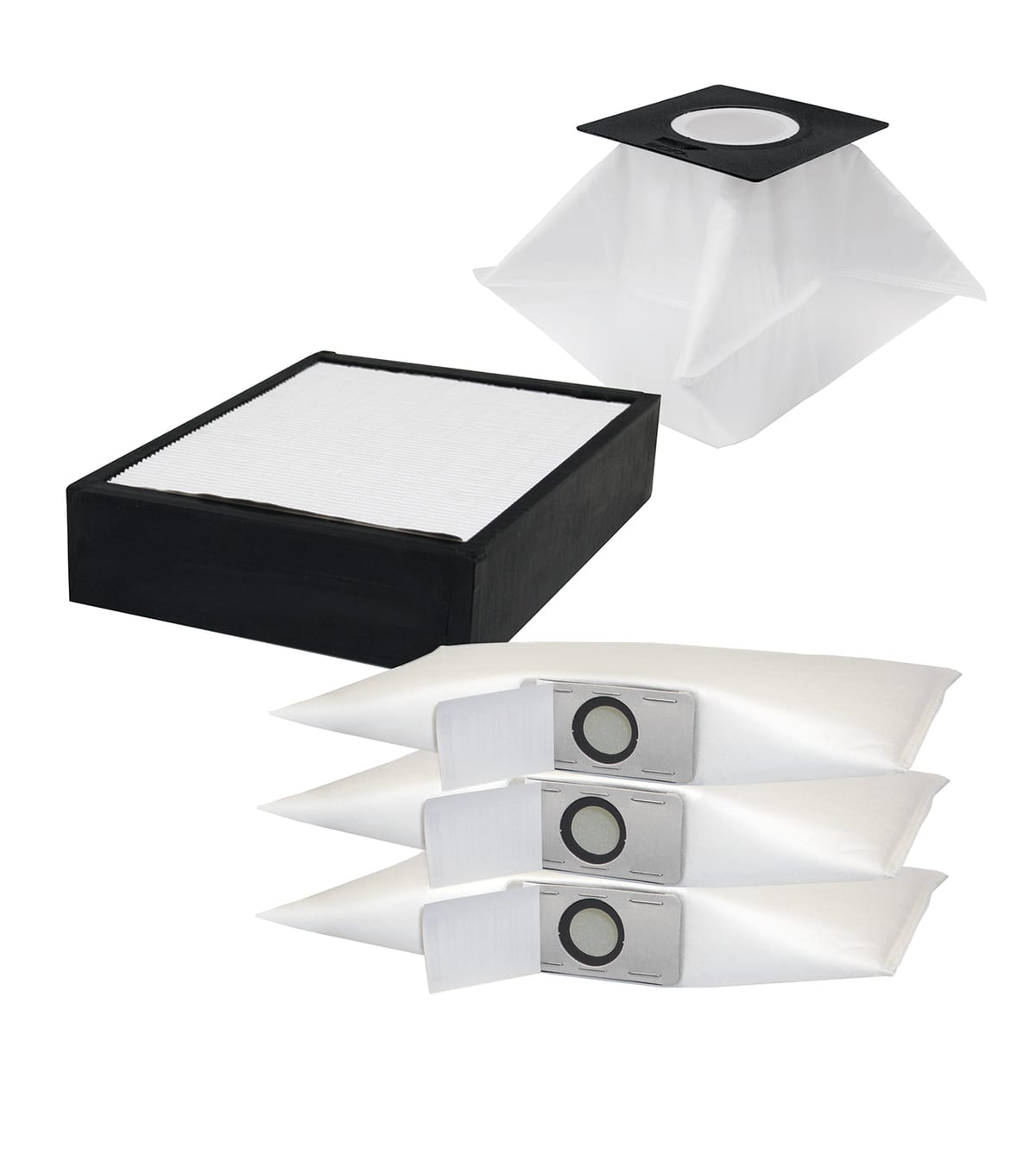 Filter und Filterbeutel für Absaugungen – model-tray, Equipment