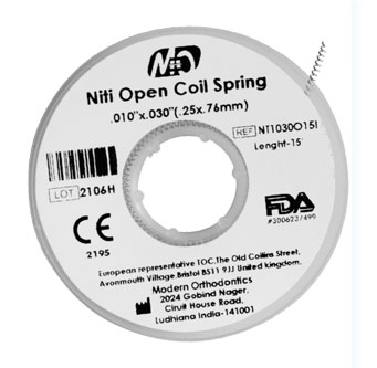 TiNol-1 NiTi Open Coil Spring