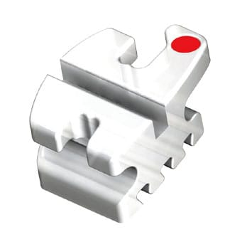 Kieferorthopädisches Keramik-Bracket