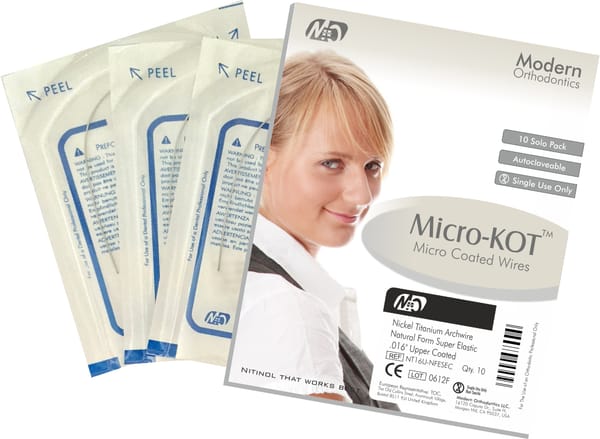 Tooth Color NiTi Archwire