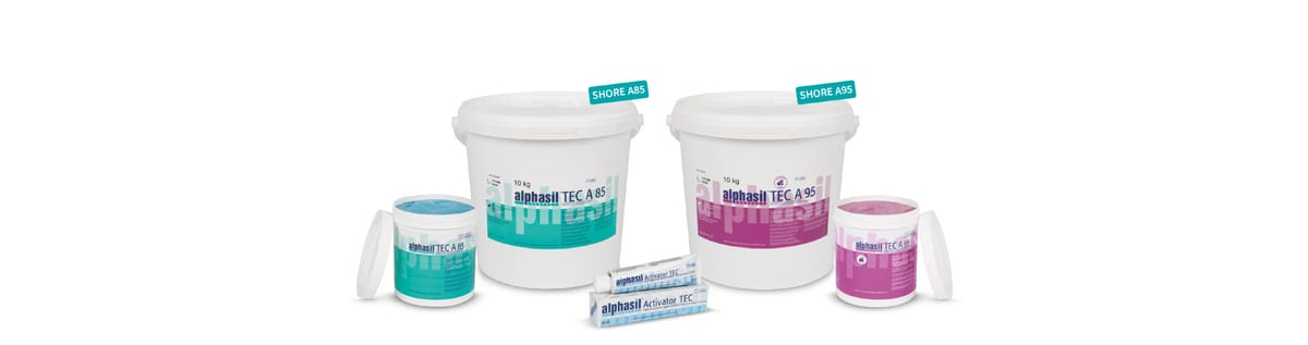 alphasil® PERFECT TEC – Kondensationsvernetzendes Labor-Knetsilikon – Müller-Omicron, Dubliermassen und Dublierküvetten