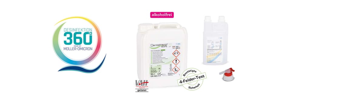 Dentalrapid® soft SD pur – Müller-Omicron, Flächendesinfektion