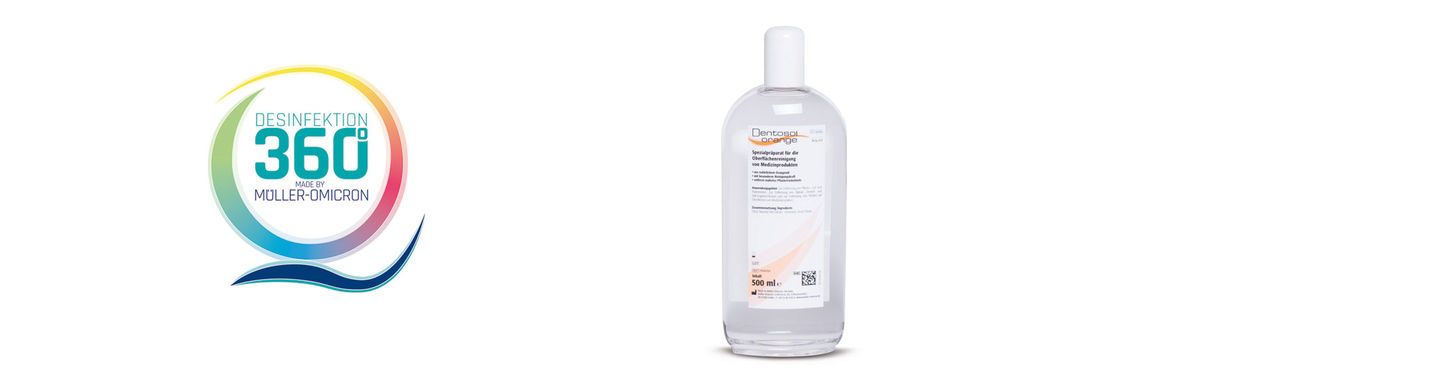 Dentosol orange liquid – Müller-Omicron, Instrument Cleaning Solutions