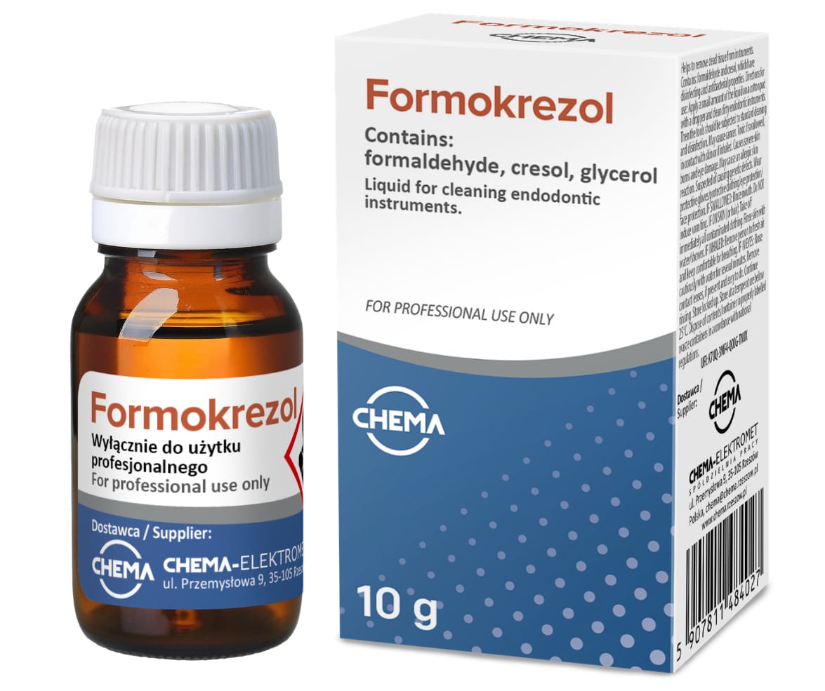 FORMOKREZOL – CHEMA-Elektromet Co-op, Instrumentendesinfektion