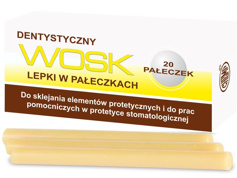 Dentystyczny wosk lepki w pałeczkach 100 g – CHEMA-Elektromet Co-op, Wachse
