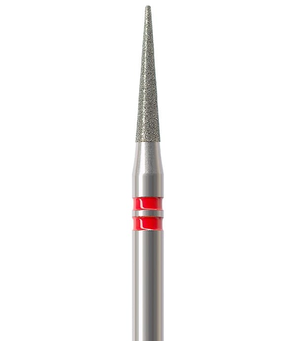 Diamantinstrument HP Zirkonbearbeitung Konus spitz K859-018F-HP – NTI-Kahla, Diamanten