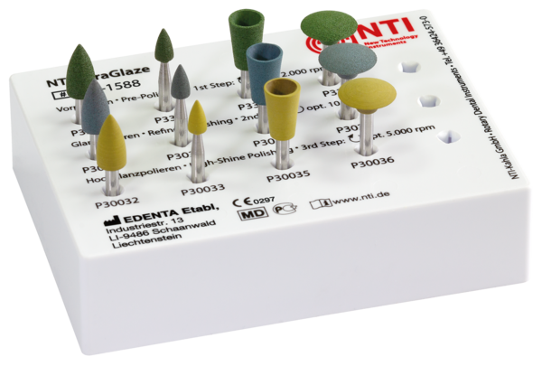 CeraGlaze, Sortiment, 12 Polierer SET-1588 – NTI-Kahla, Polishers
