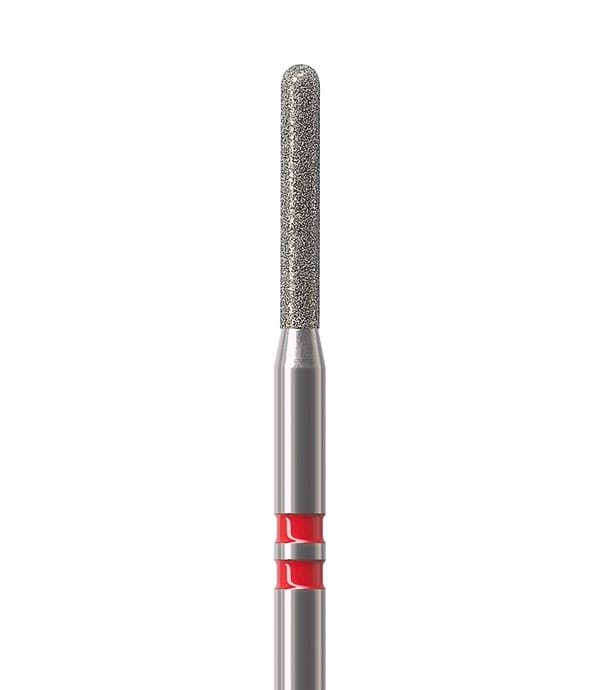 Diamantinstrument Zirkonbearbeitung, Zylinder rund K881-012F-FG – NTI-Kahla, Diamanten