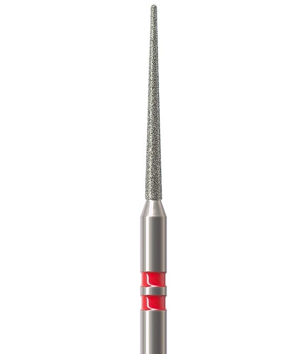 Diamantinstrument Zirkonbearbeitung, Konus, spitz K859L-010F-FG – NTI-Kahla, Diamanten