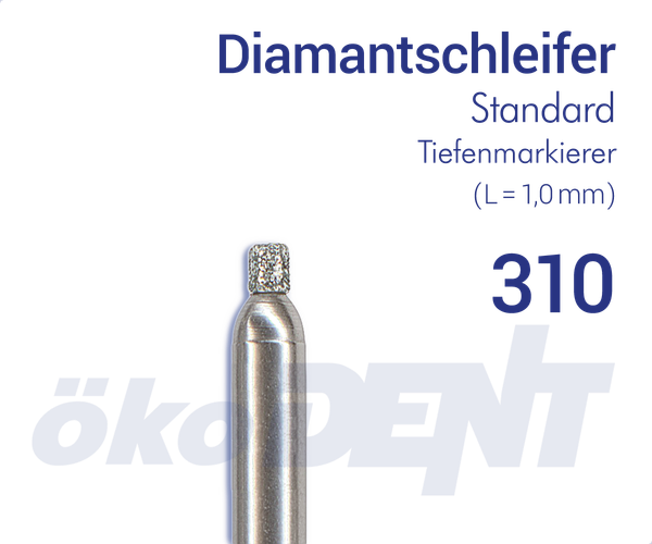 Standard-Diamant 310 - Tiefenmarkierer 1,0mm
