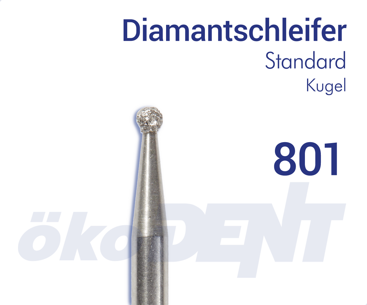 Standard-Diamant 801 - Kugel – ökoDENT, Diamanten