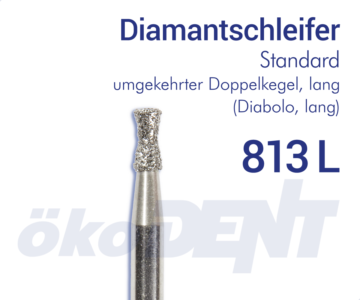 Standard-Diamant 813L - Diabolo, lang – ökoDENT, Diamonds